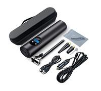 Rechargeable Tire Inflator, Digital Portable Compressor for Car and Bicycle Tires, Wireless Design, Fast Inflation, Compact and Lightweight for On-the-Go Use