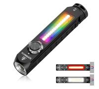 Rechargeable Torch LED Super Bright - Sofirn IF24 Powerful Pocket Torch 2000 Lumens, EDC Waterproof Multicolor Flashlight with Side RGB Cob Lights Magnetic Flashlight for Outdoors Emergency Work