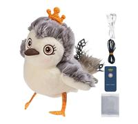 Rechargeable Touch Activated Kitten Toy - Interactive Cat Toy, Soft Flapping Bird | Plaything For All Breeds, Catnip Friendly, Encouraging Exercise And Fun, Lightweight Durable Design