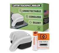 Rechargeable Trackpad Jiggler -USBC Charge Port -Undetectable -Cordless Mouse Jiggler -Does Not Work on DeII -Keeps Touchpad Active, Laptop Awake -Mechanical Mouse Mover -ON/Off Switch