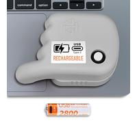 Rechargeable Trackpad Jiggler -USBC Charge Port -Undetectable -Cordless Mouse Jiggler -Does Not Work on DeII -Keeps Touchpad Active, Laptop Awake -Mechanical Mouse Mover -ON/Off Switch