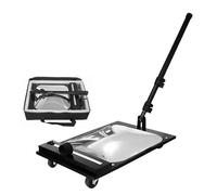 Rechargeable Under Vehicle Inspection Mirror with LED Light, Adjustable Length for Enhanced Visibility in Auto Maintenance and Parking Lot Security