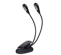 Rechargeable USB Portable Clip-On LED Music Stand Lamp for Reading Books, Magazines, etc. (6 LEDs), Gaming Accessories