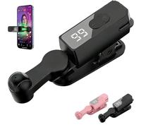 Rechargeable Version Automatic Clicker for Smartphone, Auto Screen Clicker, Portable Simulated Finger Continuous Clicking, Adjustable Speed Physical Clicker, 180° Rotatable Auto Screen Tapper (Black)
