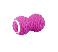 Rechargeable Vibrating Massage Ball, 4 Speeds & 2400mAh Rechargeable - ABS/Silicone 3-Section Roller for Back, Neck, Feet, Portable 17x10cm (Pink)