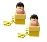 Rechargeable Voice Activated Keychain Auto Glow LED & Rubber Design Auto Illuminated Keychain Night for Night Use, フリーサイズ