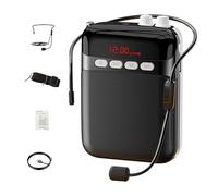 Rechargeable Voice Amplifier For Teachers - Portable Lightweight Speaker, Clear Sound Output, Adjustable Waistband Strap, Long Battery Life | Booster Teaching, Coaching, Training, Tour Guides