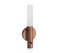 Rechargeable Wall Light Motion Sensor PIR Cordless Night Wooden Lamp by Auraglow