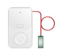 Rechargeable Water Leak Detector 120dB Loud Alarm - Floating Flood Sensor with 61cm Cable for Basement Kitchen Bathroom - ABS Wireless Moisture Monitor