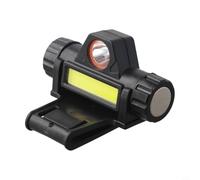 Rechargeable Welding Headlamp With Bracket Usb Charging Face Guard Light For Mask Soldering Equipment Black Lightweight Pp Design