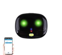 Rechargeable Wireless Dog Fence Collar, Waterproof Pet Locator, Real-time Tracking with Smart LED Light and Low Battery Alarm for Small to Medium Dogs