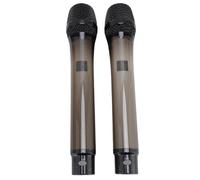 Rechargeable Wireless Handheld Microphone with Colorful RGB Lights: Plug and Play Receiver for Professional Singing, Stage Performances and Speeches