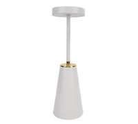 Rechargeable Wireless Table Lamp Portable LED Dimmable Light 10-170 Lm Soft Warm to Cool White 3000K-6000K for Living Room Nightstand Bedroom (White)