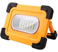 Rechargeable Work Light, 50W Solar LED Floodlight, USB Portable Waterproof Magnet for Outdoor Camping, Car Repairs, Fishing and Hiking