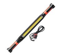 Rechargeable Work Light - 52.7x4.6cm Multi Angle Rotating | LED Inspection Lamp | Work Light with Strong Medium Red Flash Modes Magnetic Base Hook Portable Lamp for Garage Repair