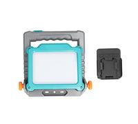 Rechargeable Work Light Portable Folding Led Working Lights for Outdoor Emergency Lighting Camping Hiking Power Outage Green Grey (Makita interface)