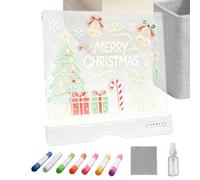 Rechargeable Writing Pad with Markers LED Drawing Board for Kids