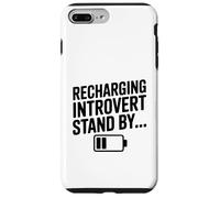 Recharging Introvert Stand By Funny Quote design Case for iPhone 7 Plus/8 Plus
