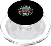 Recharging Introvert Stand By Social Exhaustion |-- PopSockets PopGrip for MagSafe
