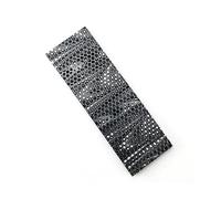 RECHERE 1pcs Knife Handle Scale Slabs Grips C-Tek Resin Snakeskin Honeycomb Pattern Knives Sword Making Material Black White 120X40X8mm