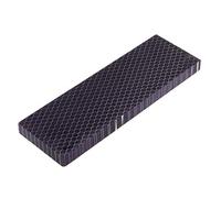 RECHERE 1pcs Knife Handle Scale Slabs Grips C-Tek Resin Snakeskin Honeycomb Pattern Purple Knives Sword Gun Making Material 120X40X8.5mm