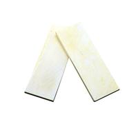 RECHERE 2PCS Bovine bone Knife Handle Scales Slabs for Sword Knives Making 8.5x3x0.5cm