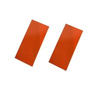 RECHERE 2pcs Knife Handle Liner Spacer G10 Orange Knives Sword Gun Making Material 180X80X1mm