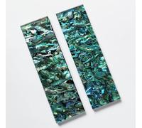 RECHERE 2pcs Knife Handle Scale Slabs Acrylic Abalone Shell Pattern DIY Sword Gun Making Supplies 140X30X6MM