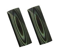 RECHERE 2pcs Knife Handle Scale Slabs Grips G10 Black Green Knives Sword Gun Making Material 120X40X8mm