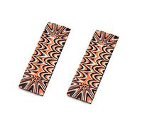 RECHERE 2pcs Knife Handle Scale Slabs Grips G10 Black Orange White Knives Sword Gun Making Material 120X40X8mm