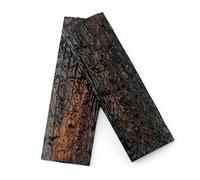 RECHERE 2PCS POM Resin Imitation Sambar Stag Antler Horn Knife Scales Handle for Sword Knives Making 130x42x7.5mm