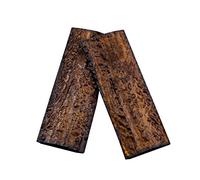RECHERE 2PCS POM Resin Imitation Sambar Stag Antler Horn Knife Scales Handle for Sword Knives Making 95x35x6mm