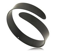 RechicGu Egypt Cleopatra Swirl Snake Upper Arm Cuff Armlet Armband Bangle Bracelet, 8 Cm, Metal Nickel, gold-plated-base