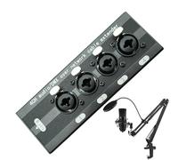 Rechory 4 Channel Over Ethernet Box - High Speed Stable Computers Accessories - 4 Channel To RJ45 Converter - For Stage Monitor Projector Laptop Tablet Phone Meeting Room Home Classroom