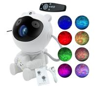 Rechory Astronaut Galaxy Projector, Space Man Star Night Light Projector Lamp, Realistic Ceiling Starry Lamp Bedroom Home Aesthetic Projection for Adults Teen Friends Families