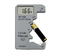 Rechory Battery Checker Tester,Small Battery Tester - High-Precision Portable Analyzer Energy-Saving Meter Monitor Gauge for Watch RC Printer Solar Home