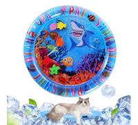 Rechory Cat Water Bed - Dog Cat Water Play Mat Toy | Pet Sensory Exercise Enrichment Cooling Waterbed for Travel Indoor Balcony Outdoor
