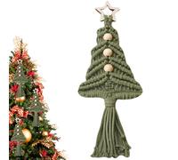 Rechory Christmas Tree Ornaments - Macrame Wall Decor Ornaments | Handmade Boho Christmas Tree Decoration,for Indoor Home Bedroom Room Apartment Dorm Gallery Door Party Holiday Home Indoor Room