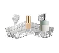 Rechory Corner Shower Shelf | Floating Shower Wall Shelf,Space-Saving Rustproof Rack Tray Wall-Mounted Organizer for Living Room Bedroom Kitchen Garage Toilet Hand Washing Liquid