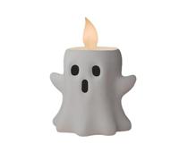 Rechory Cute Halloween Decor - Ghost Candlestick Statue | Resin Craft Ornament Halloween Figurine for Living Room Bedroom Entryway Dining Table Studies Workplace Bathroom Holiday Birthday