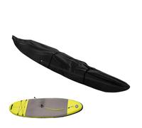Rechory Kayak Covers for Outdoor Storage, Waterproof Kayak Storage Cover with Side Zipper, UV Protection Heavy Duty Boat Accessories for Summer Indoor Backyard Travel Beach Adventure