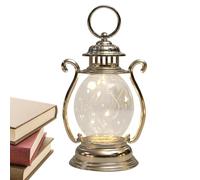 Rechory LED Vintage Lantern, Old Fashioned Nightstand Lamps, Battery Powered Lantern for Christmas, Halloween, Outdoor Hiking Camping