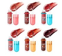 Rechory Lip Gloss Set | 4.7ml x Makeup Lipstick | Non-Sticky Nourishing Lipstick, Makeup Set for Travel Dating Wedding Commuting