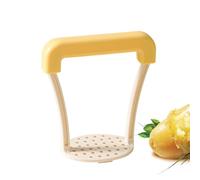 Rechory Mashed Potato Masher | Potato Smasher - Ergonomic Anti Slip Grip 5.12Inch Non Stick Heavy Duty Press Smasher for Vegetable Kitchen Cooking Baking