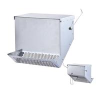 Rechory Rabbit Feeder - Automatic Feeding Station with Lid,Bunny Hay Feeder | for Pet Care Small Animal Indoor Outdoor Bird Ferret Hamster Crate Training