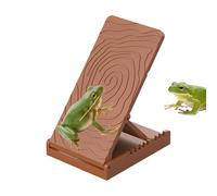 Rechory Reptile Basking Ramp - Bearded Dragons Climbing Step Ramp,Height Adjustable Tortoise Terrarium Decor for Playing Snakes Chameleons Newts Frogs Geckos Enclosure