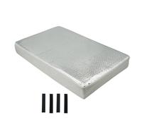 Rechory RV Cover, Reflective Waterproof RV Shade, Automotive Supplies for Living Area Trailer Attic Travel Outdoor Road Trip Camping Caravan Hot Day