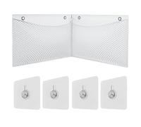 Rechory Stuffed Animal Storage Nets | Plush Toy Storage Organizer Wall Net | Space-Saving Plush Doll Organizer for Playroom Wall Kids Room Home Kindergarten Daycare Bathroom Toddler Girls