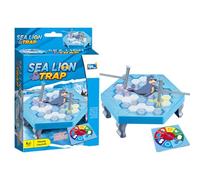 Rechory Trap Board Game - Strategic Table Knock Puzzle Games | Crossing Activity Interactive Animal Saving Toy for Family Parties, Friend Gatherings