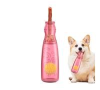 Rechory Water Bottle Dog Toy | Squeaky Dog Toy Bottle with Tennis Ball Inside,Enrichment Stimulation Puppy Chewers for Companionship Training Exercise Reward Fetch Play Boredom Relief Accompany
